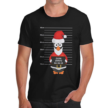 Mens Santa Guin Mugshot T-Shirt