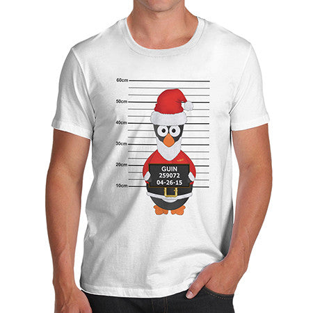 Mens Santa Guin Mugshot T-Shirt