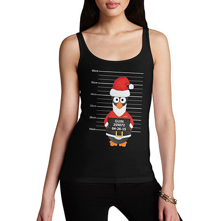 Womens Santa Guin Mugshot Tank Top