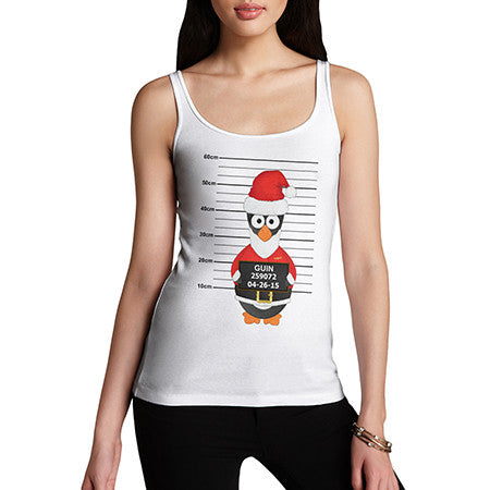 Womens Santa Guin Mugshot Tank Top