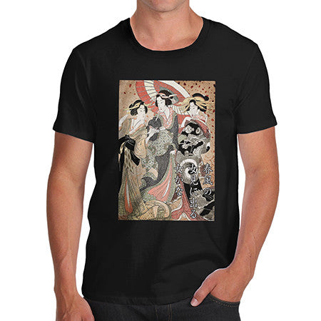 Mens Medieval Japanese Poster T-Shirt