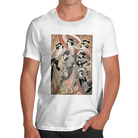 Mens Medieval Japanese Poster T-Shirt