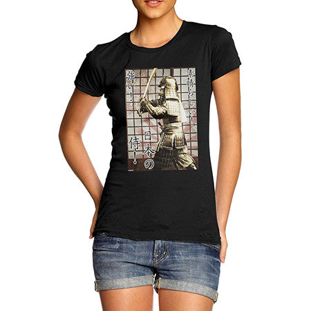 Womens Japanese Golden Samurai T-Shirt