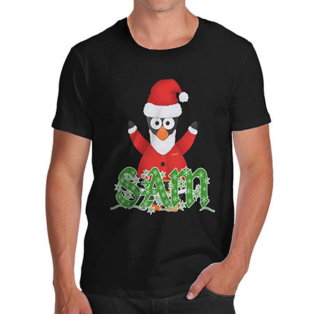 Mens Personalised Guin The Penguin T-Shirt