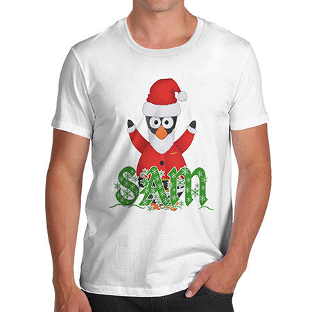 Mens Personalised Guin The Penguin T-Shirt