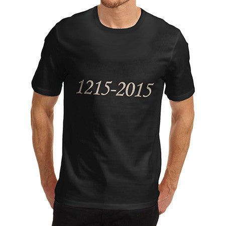 Mens Magna Carta 1215 to 2015 T-Shirt