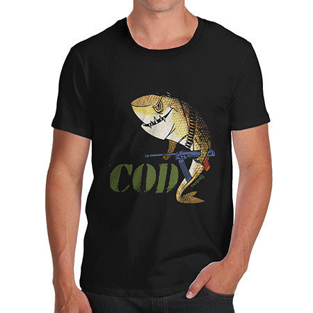 Mens COD Black Ops Private Fish T-Shirt