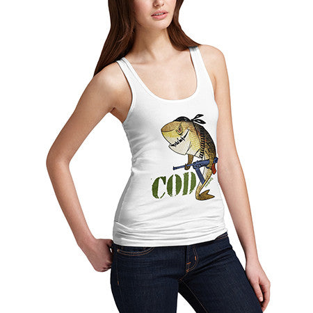 Womens COD Black Ops Private Fish Tank Top