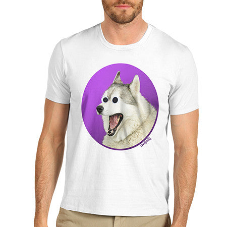 Mens Googly Eyes Dog T-Shirt