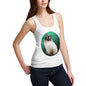 Womens Googly Eyes Cat Tank Top