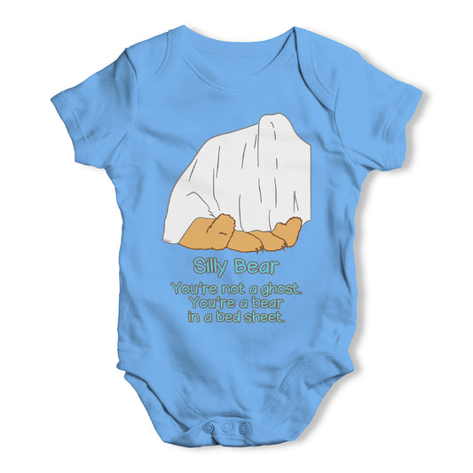 Silly Ghost Bear Baby Grow Bodysuit