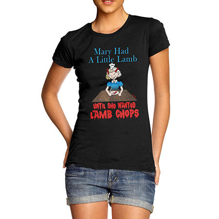 Womens Mary Had Lamb Chops T-Shirt