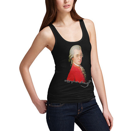 Womens Mozart Autograph Tank Top