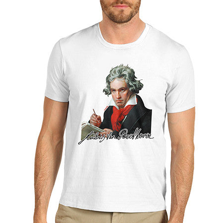 Mens Beethoven Autograph T-Shirt