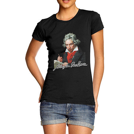 Womens Beethoven Autograph T-Shirt