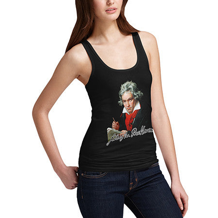 Womens Beethoven Autograph Tank Top