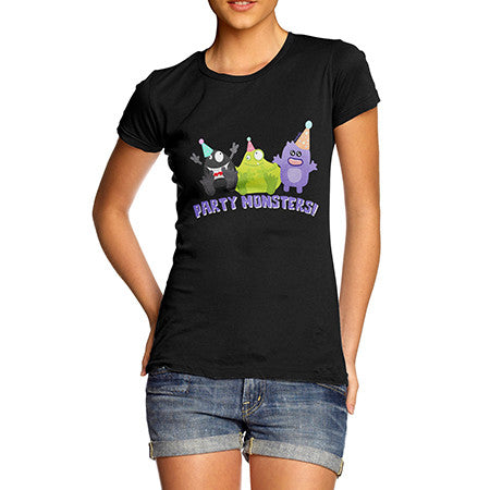 Womens Party Monsters T-Shirt