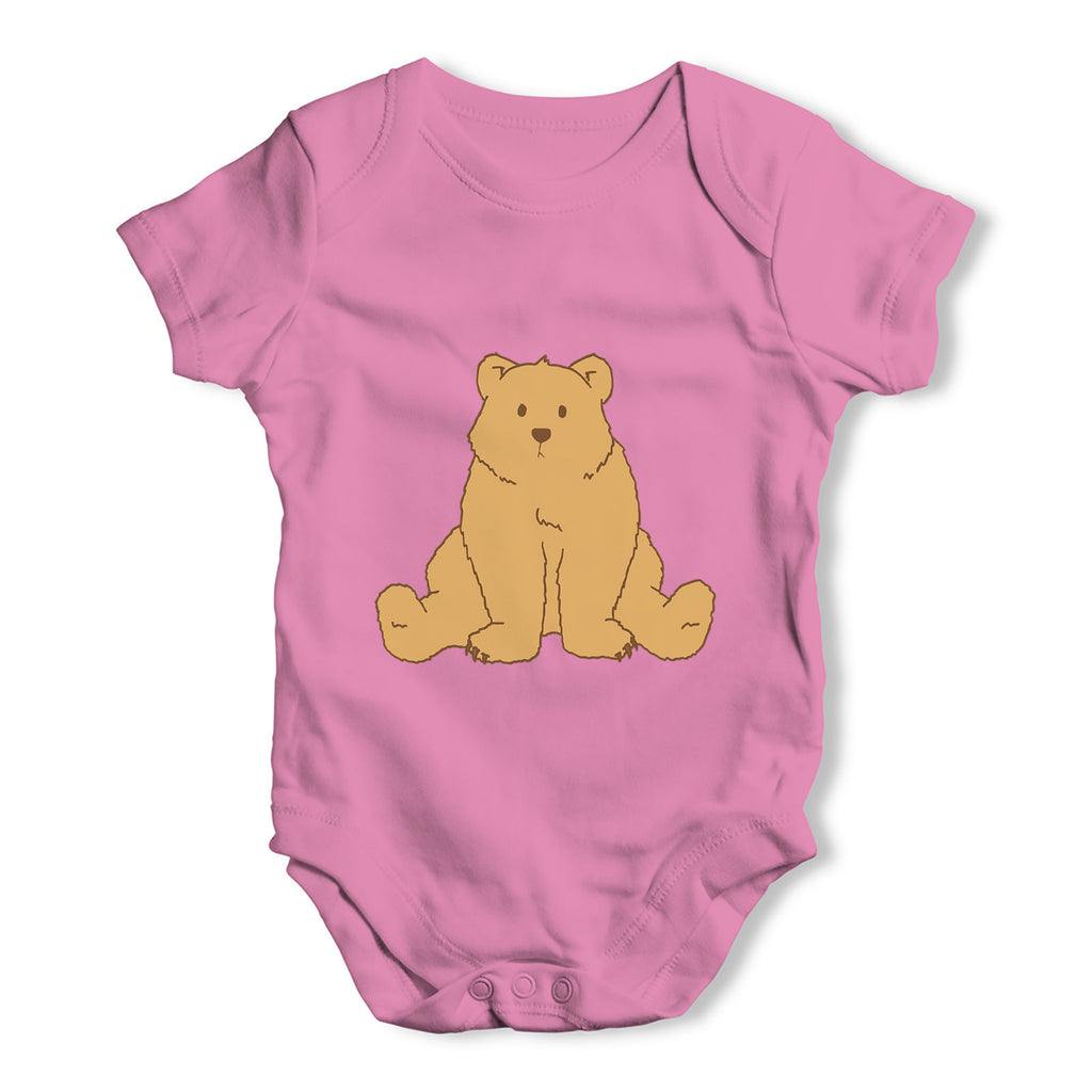 Puzzled Silly Bear Baby Grow Bodysuit