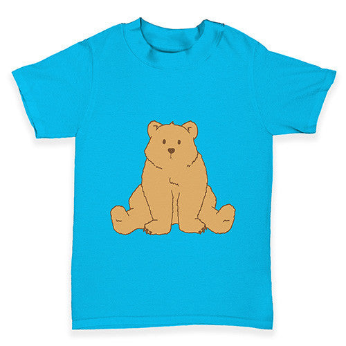 Puzzled Silly Bear Baby Toddler T-Shirt