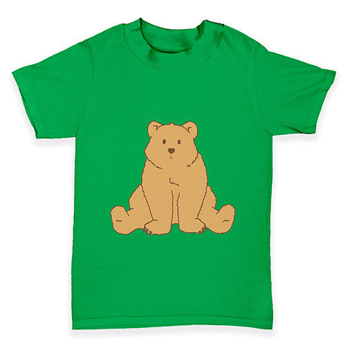 Puzzled Silly Bear Baby Toddler T-Shirt