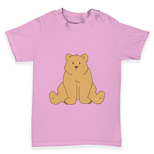 Puzzled Silly Bear Baby Toddler T-Shirt