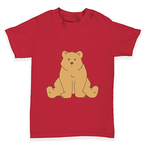 Puzzled Silly Bear Baby Toddler T-Shirt