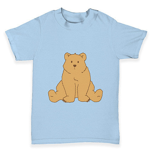 Puzzled Silly Bear Baby Toddler T-Shirt