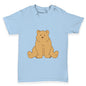 Puzzled Silly Bear Baby Toddler T-Shirt