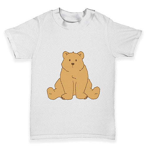 Puzzled Silly Bear Baby Toddler T-Shirt