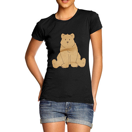 Womens Puzzled Bear Look T-Shirt