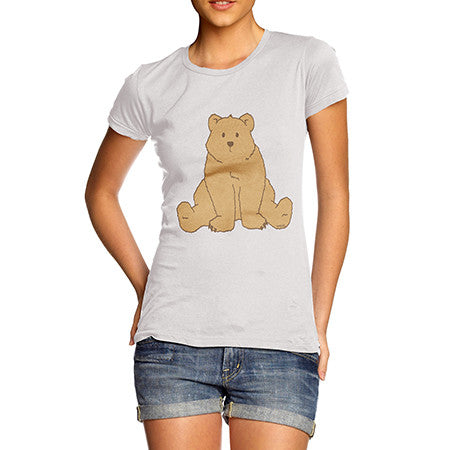 Womens Puzzled Bear Look T-Shirt