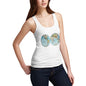 Womens World Map Tank Top