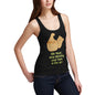 Womens Silly Bear Bum Tank Top