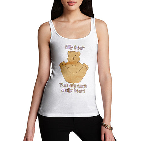 Womens Such A Silly Bear Tank Top