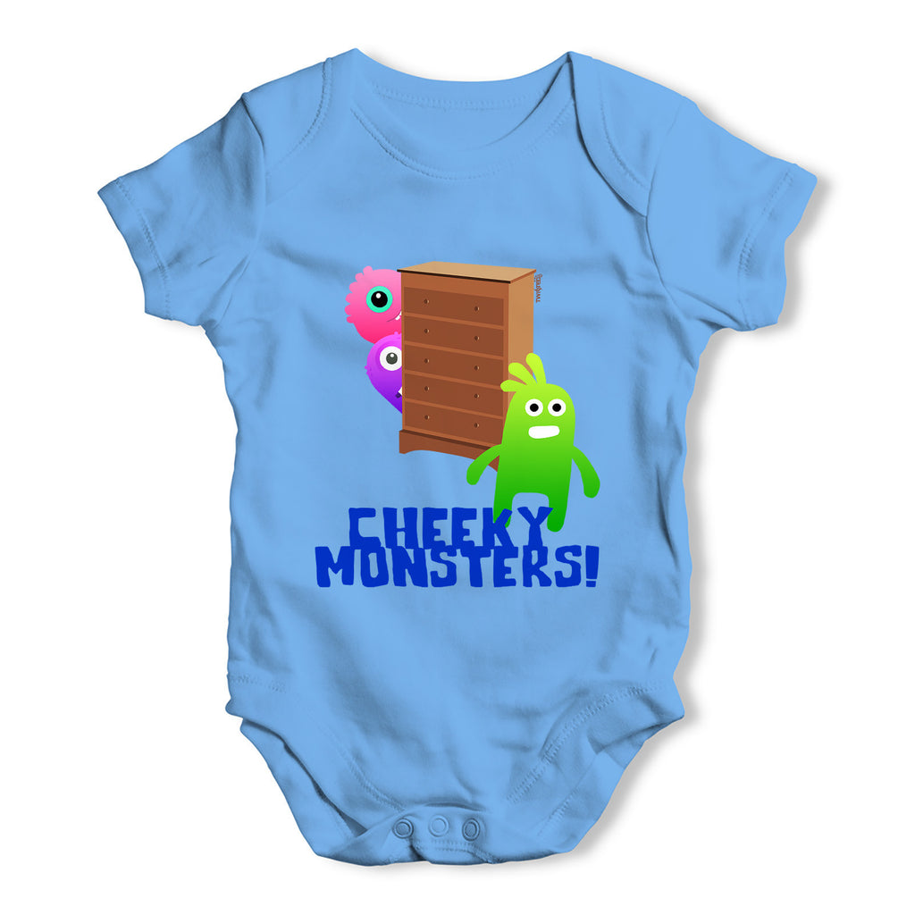 Cheeky Monsters Baby Grow Bodysuit
