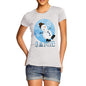 Womens Personalised Happy Snowman T-Shirt