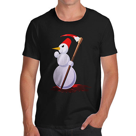 Mens Evil Snowman T-Shirt