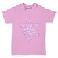 Pink Snowflake Baby Toddler T-Shirt