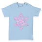 Pink Snowflake Baby Toddler T-Shirt