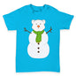 Polar Bear Snowman Baby Toddler T-Shirt