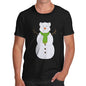 Mens Polar Bear Snowman T-Shirt