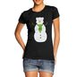 Womens Polar Bear Snowman T-Shirt