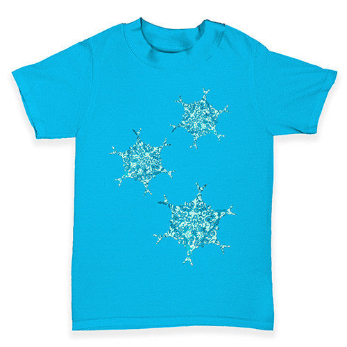 Falling Snowflakes Baby Toddler T-Shirt