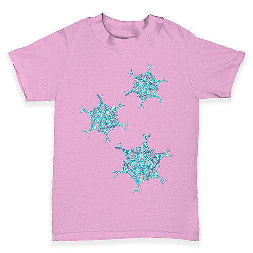 Falling Snowflakes Baby Toddler T-Shirt