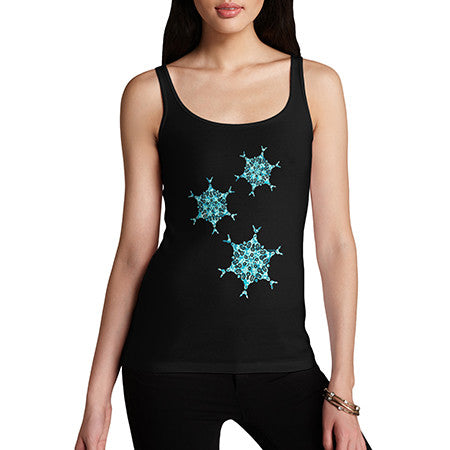 Womens Snowflake Tank Top