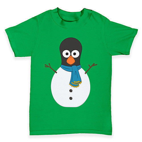 Guin Penguin Snowman Baby Toddler T-Shirt