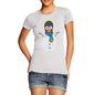 Womens Guin The Penguin Snowman T-Shirt