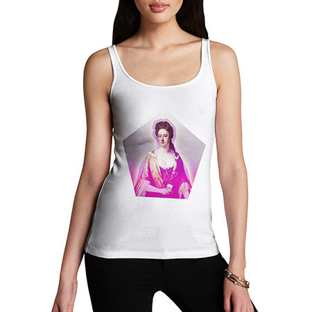 Womens Modern Queen Anne Tank Top