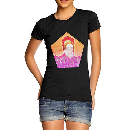 Womens Modern Queen Elizabeth I T-Shirt