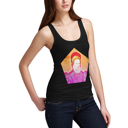 Womens Modern Queen Elizabeth I Tank Top